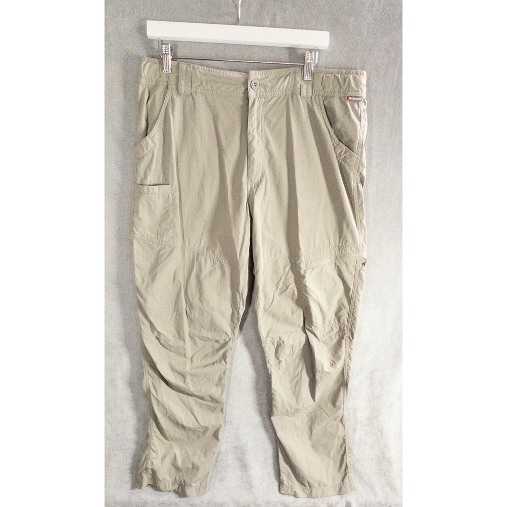 Simms Fishing Nylon Wading Pants Mens XL Insect Shield Outdoor Gorpcore Camping